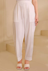 White_Tapered Trouser